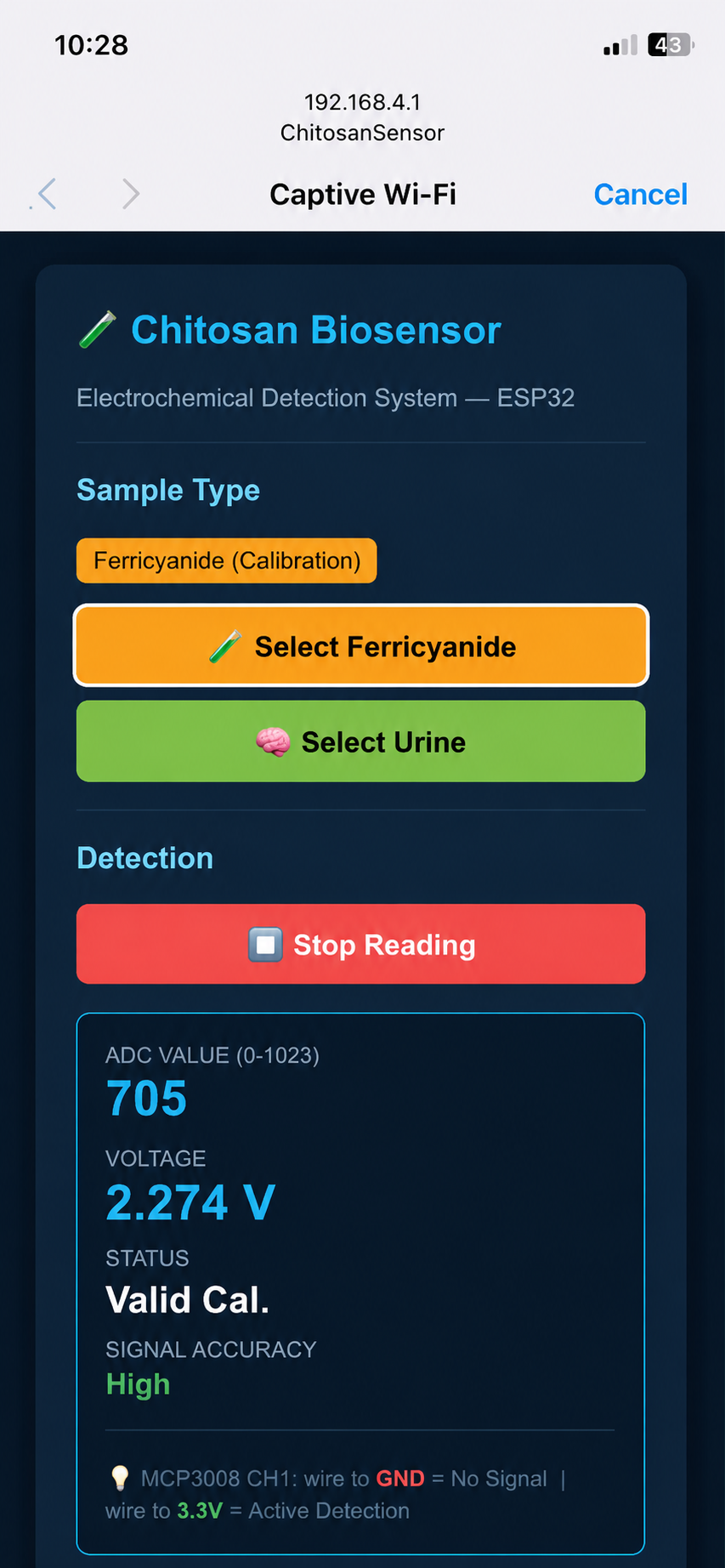 Ferricyanide Trial 2 Dashboard Screenshot