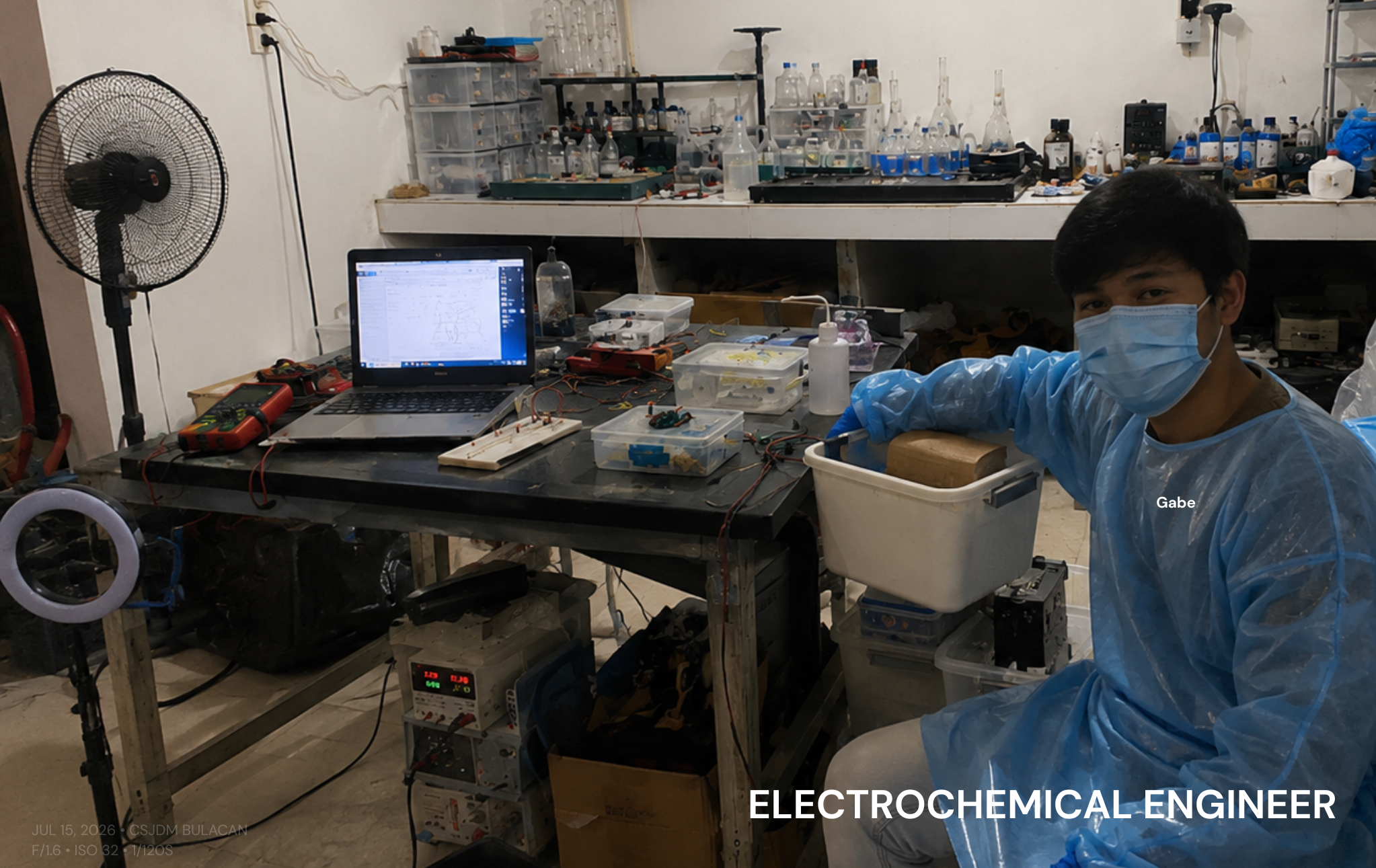Gabe Mendoza - Electrochemical Engineer