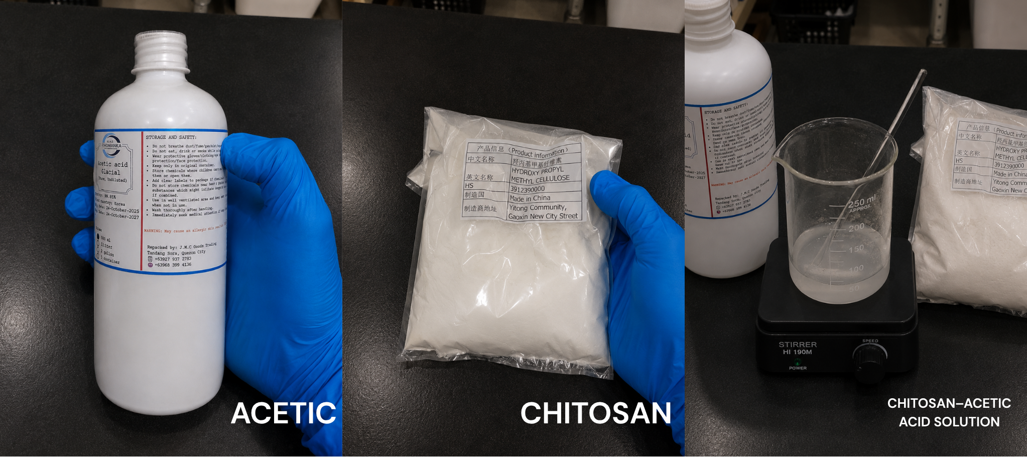 Step 1 - Chitosan Coating Preparation